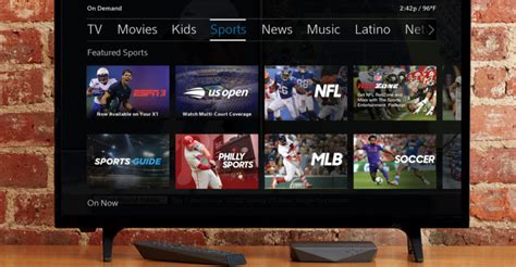Sports Destination on Xfinity X1 .